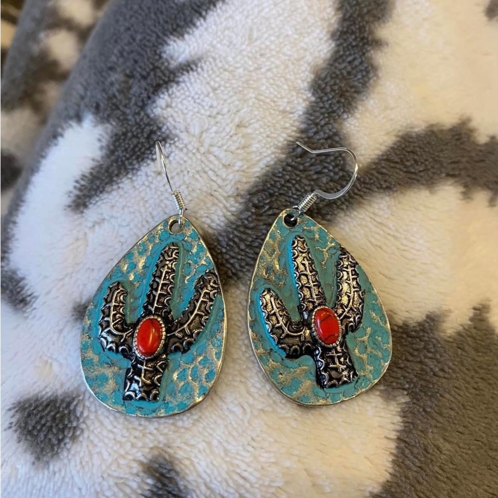 western earrings